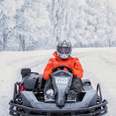 Winter fun | Ice Go Karting | Day Activities | Weekend In Riga