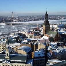 Is Latvia a cold country?